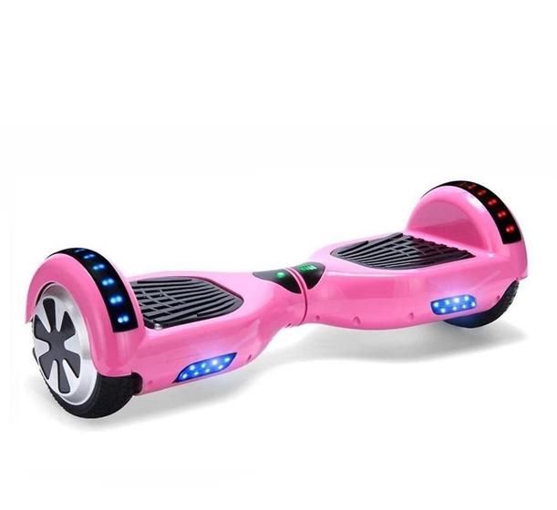 Imagem de Hoverboard Skate Elétrico 6.5 Rosa Led Bluetooth