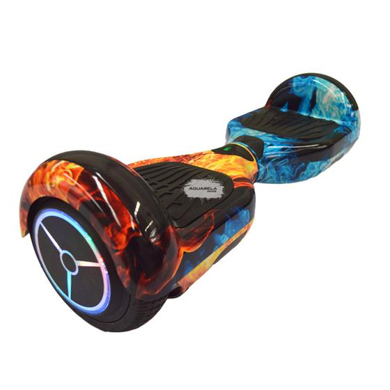 Imagem de Hoverboard Skate Elétrico Colorido Bolsa Bluetooth E Led