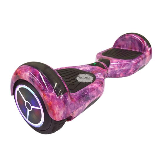 Imagem de Hoverboard Skate Elétrico Colorido Bolsa Bluetooth E Led