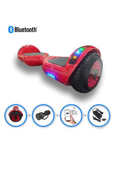 Hoverboard Skate Elétrico Com Led E Bluetooth 6,5' Polegadas com Mochila para Transporte. é boa?