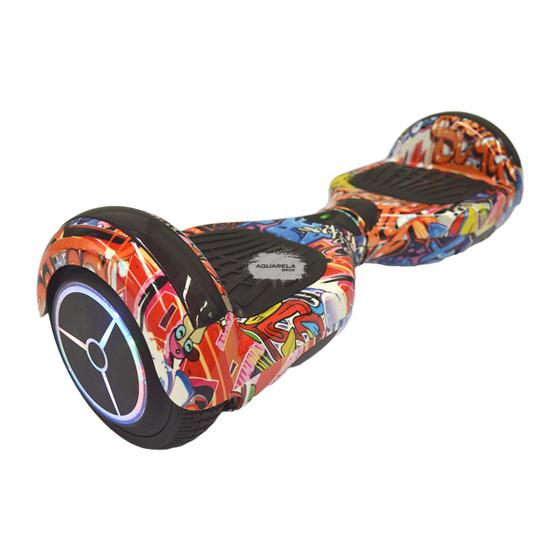 Imagem de Hoverboard Skate Elétrico HipHop Bolsa Bluetooth Led