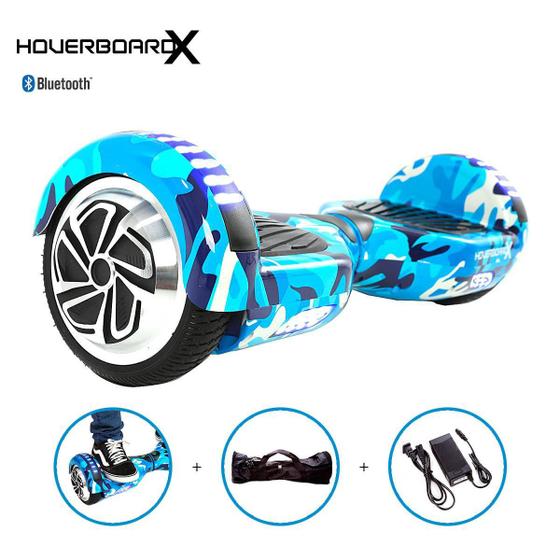 Imagem de HoverboardX 6,5 70kg 15 km/h 2-3h Bateria Bluetooth LED