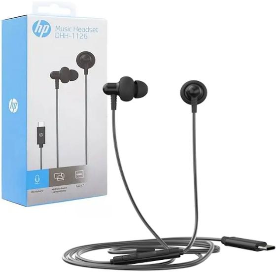 Imagem de HP Fone de Ouvido com Microfone Conector USB Tipo C