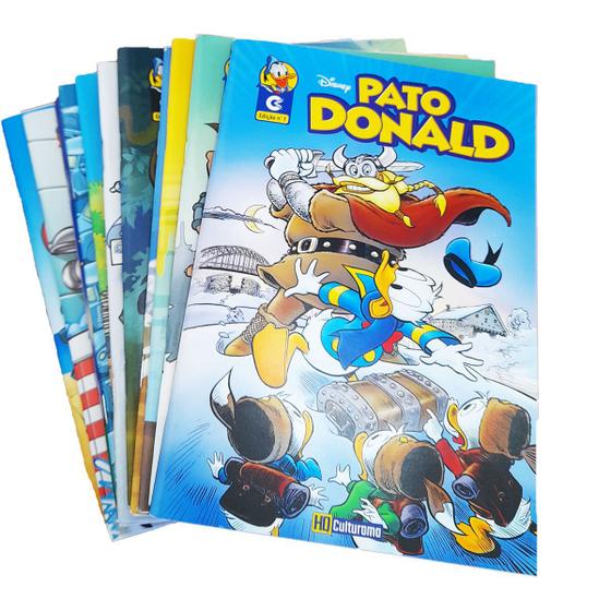 Imagem de Hq Pato Donald Disney Quadrinhos Infantil 13 Gibis Coloridos