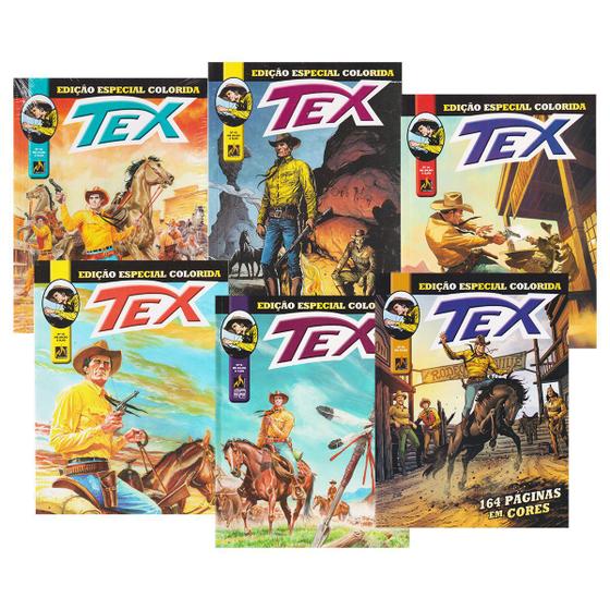 Imagem de Hq Tex Edição Especial Colorida Histórias Inéditas C/ 6 Vols