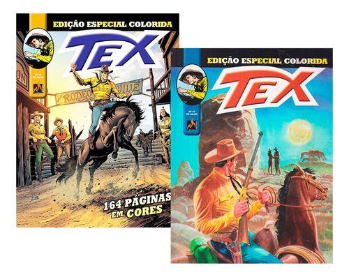 Imagem de Hq Tex Edição Especial Colorida Kit 2 Volumes Números 16 E 17 Histórias Completas