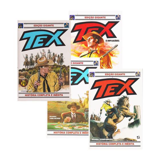 Imagem de Hq Tex Gigante História Completa e Inédita 4 Volumes