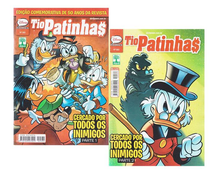 Imagem de Hq Tio Patinhas 50 Anos Última Aventura Completa 2 Volumes