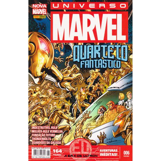 Imagem de Hq Universo Marvel Quarteto Fantastico - Volume 006