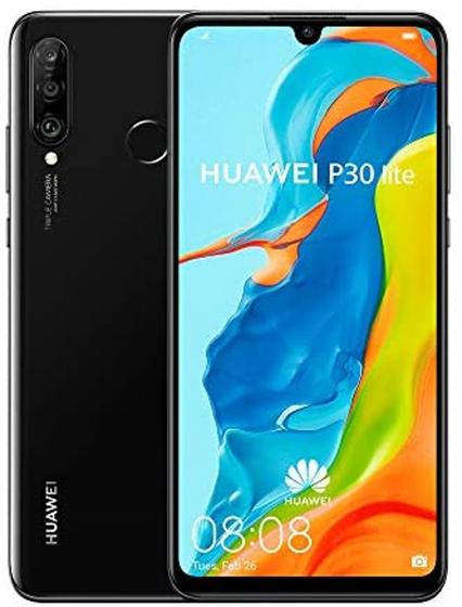 Celular Smartphone Huawei P30 Lite 128gb Preto - Dual Chip