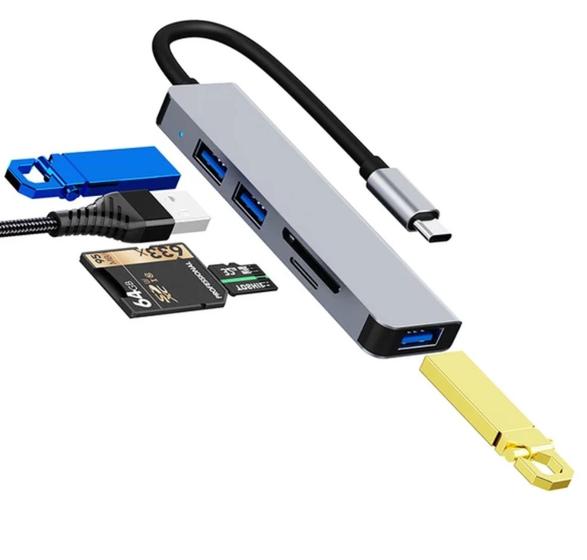 Hub Adaptador Otg 5 Em 1 COMPATIVEL Tablets Samsung Com Usb C é boa?