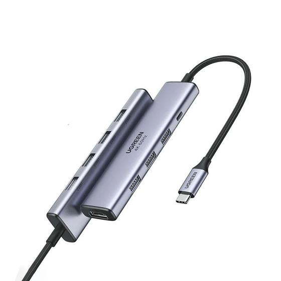 Imagem de Hub Adaptador Ugreen 5 em 1 USB-C HDMI 4k 60Hz + USB-C 100W