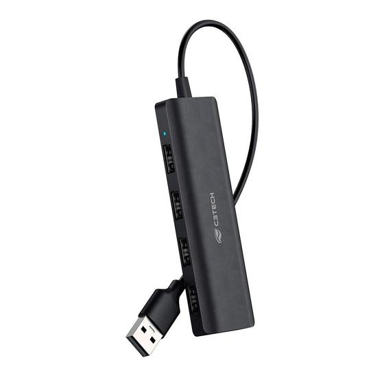 Imagem de Hub C3Tech USB, 4 Portas - HU-230BK
