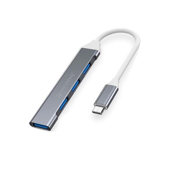 Imagem de Hub Cabo Tipo C Extensor 4 Portas High Speed Hd Pen Drive