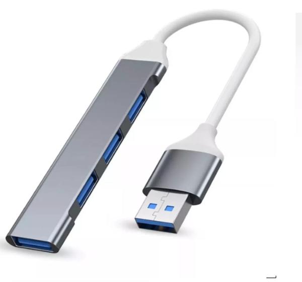 Imagem de Hub Cabo Usb 3.0 Extensor 4 Portas Hd Pen Drive