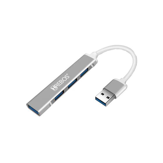 Imagem de Hub Cabo Usb 3.0 Extensor 4 Portas High Speed Hd