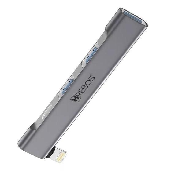 Imagem de Hub Lightning Para USB Com Carregamento para Phone e Pad