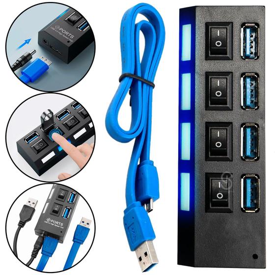 Hub MTS-003 USB 3.0 Alta Velocidade Suporte 500GB HDD c/led Menor preço em Hub MTS-003 USB 3.0 Alta Velocidade Suporte 500GB HDD c/led