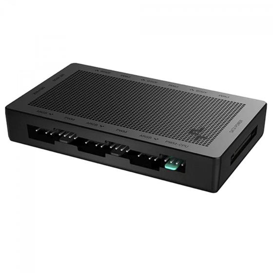 Imagem de Hub PWM e RGB 2-em-1 DeepCool SC790, 6 Portas, 5V, Black, R-SC790-BKNSNN-G