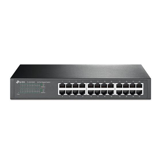 Imagem de Hub Switch TP-LINK 24 Portas TL-SG1024D Gigabit 10/100/1000 Rack