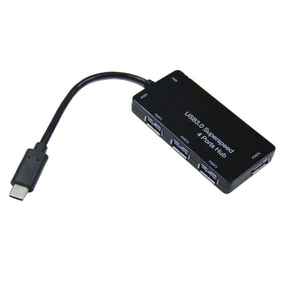 Imagem de Hub Tipo-C 4 Portas USB 3.0