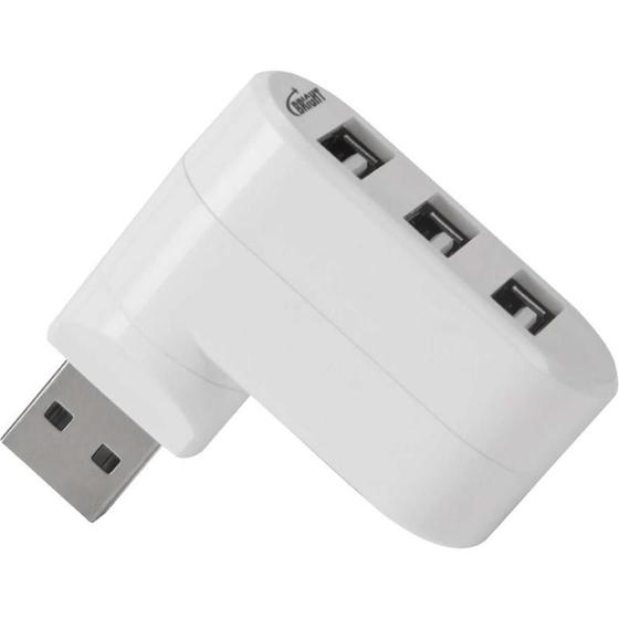 Imagem de Hub usb 2.0 3 portas branco p/note bright