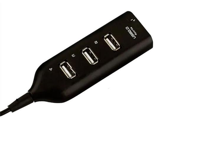 Imagem de Hub Usb 2.0 4 Portas Plug And Play Hi-speed