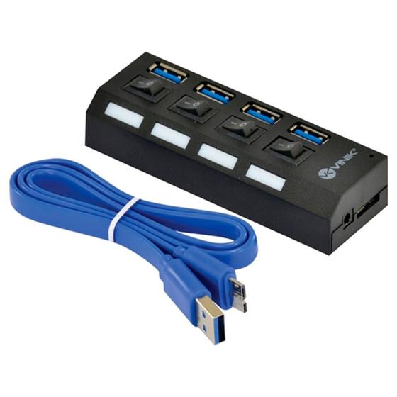 Hub usb 3.0 4 portas interruptor HUV-50 Vinik Menor preço em Hub usb 3.0 4 portas interruptor HUV-50 Vinik