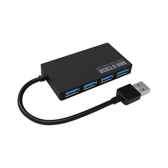 Imagem de Hub USB 3.0 de 4 Portas Hi-Speed - Expansor para Desktop e Laptop