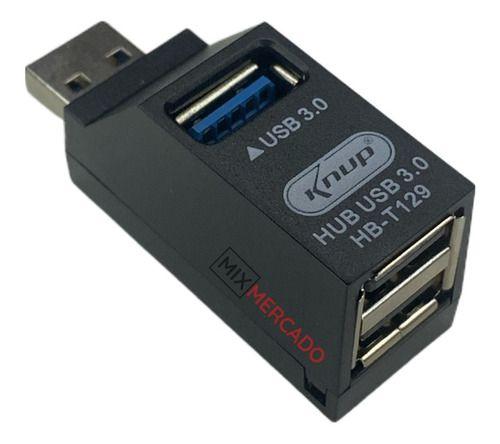 Imagem de Hub Usb 3.0 E 2.0 4 Portas Mistas Transferência Uso Externo