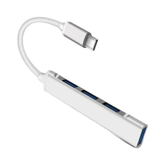 Imagem de Hub Usb 3.0 Tipo C De Alta Velocidade Adaptador Multi Divisor De 4 Portas Otg Para Lenovo Huawei