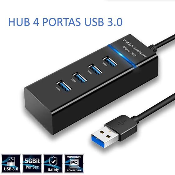 Imagem de Hub usb 4 portas