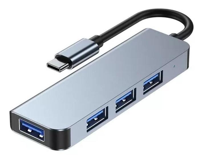 Imagem de Hub Usb 4 Portas Usb 2.0 / 3.0 Tipo C FY-735