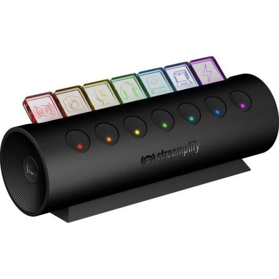 Imagem de Hub USB 7 Portas 3.0 Streamplify Ctrl 7 Preto RGB