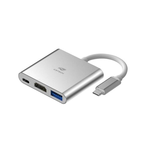 Imagem de Hub Usb C 3.0 3 Portas C/saida Hdmi 4k Hu-d10si - C3Tech