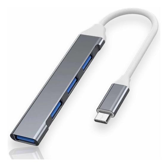 Imagem de Hub Usb C 4 Portas Usb 3.0 5 Gbps Para Computador Ou Celular