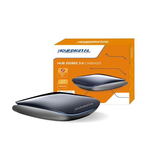 Imagem de Hub zigbee 3.0 cabeado  mesh rj45 alexa goggle home preto