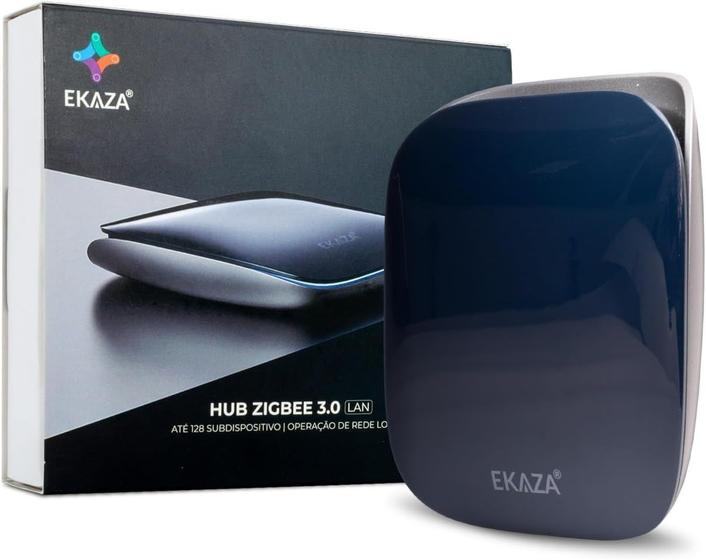Imagem de Hub Zigbee Ekaza 3.0 - EKAT-T3010L conexão com cabo de rede