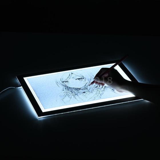 Imagem de HUION L4S Ultra-fino portátil LED Light Pad Box