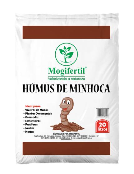 Imagem de Humus de minhoca adubo organico 10kg 