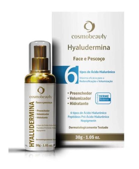 Imagem de Hyaludermina 6 Tipos De Ácido Hialurônico Cosmobeauty 30G