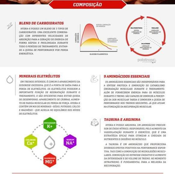 Imagem de Hydra X Intratreino Completo Integralmédica 760G -