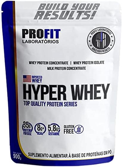 Hyper Whey Protein 900g ProFit Menor preço em Hyper Whey Protein 900g ProFit
