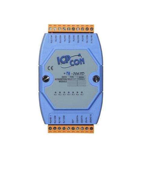 Imagem de I-7067 - Módulo RS-485 DCON com 7 Saídas a Relé ICP DAS