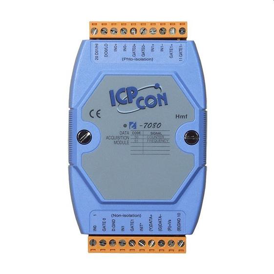 Imagem de I-7080 - Módulo RS-485 DCON com 2 Entradas Contador/Frequência ICP DAS