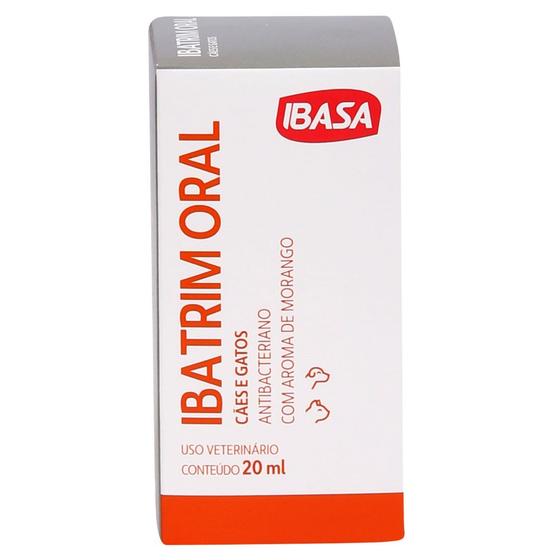 Imagem de Ibatrim Oral Cães e Gatos Ibasa 20ml