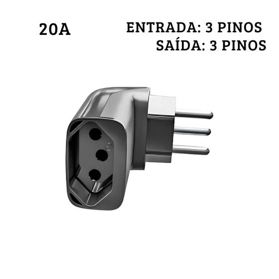 Imagem de iClamper Pocket Fit 3p 20a - Protetor de Surtos - Preto