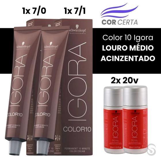 Imagem de Igora COLOR 10 LOURO MÉDIO ACINZENTADO