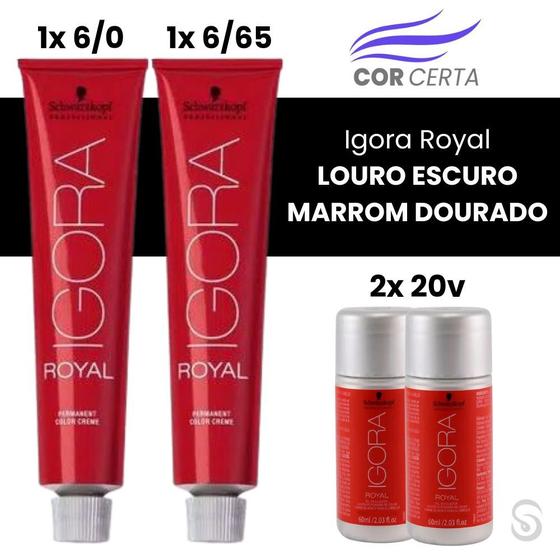 Imagem de Igora Royal LOURO ESCURO MARROM DOURADO