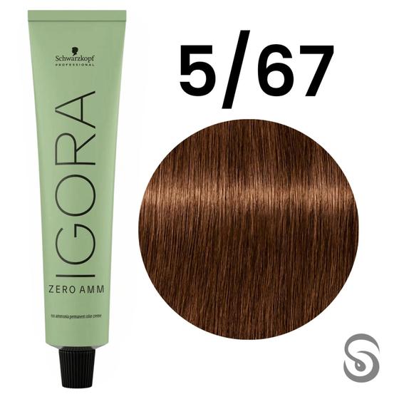 Imagem de Igora Zero Amm 5/67 Castanho Claro Marrom Cobre 60 ml